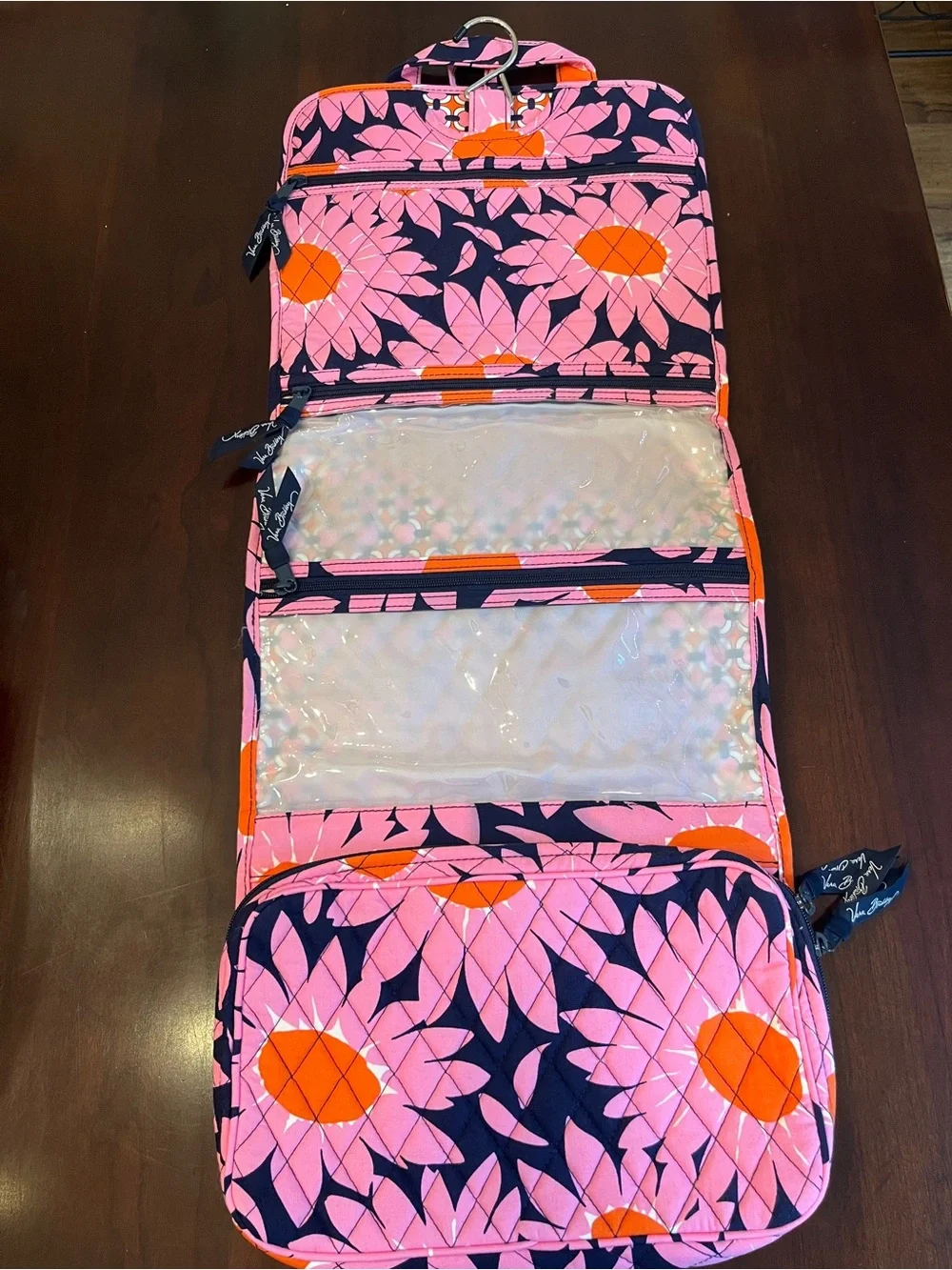 Vera Bradley Pink Floral Hanging Organizer